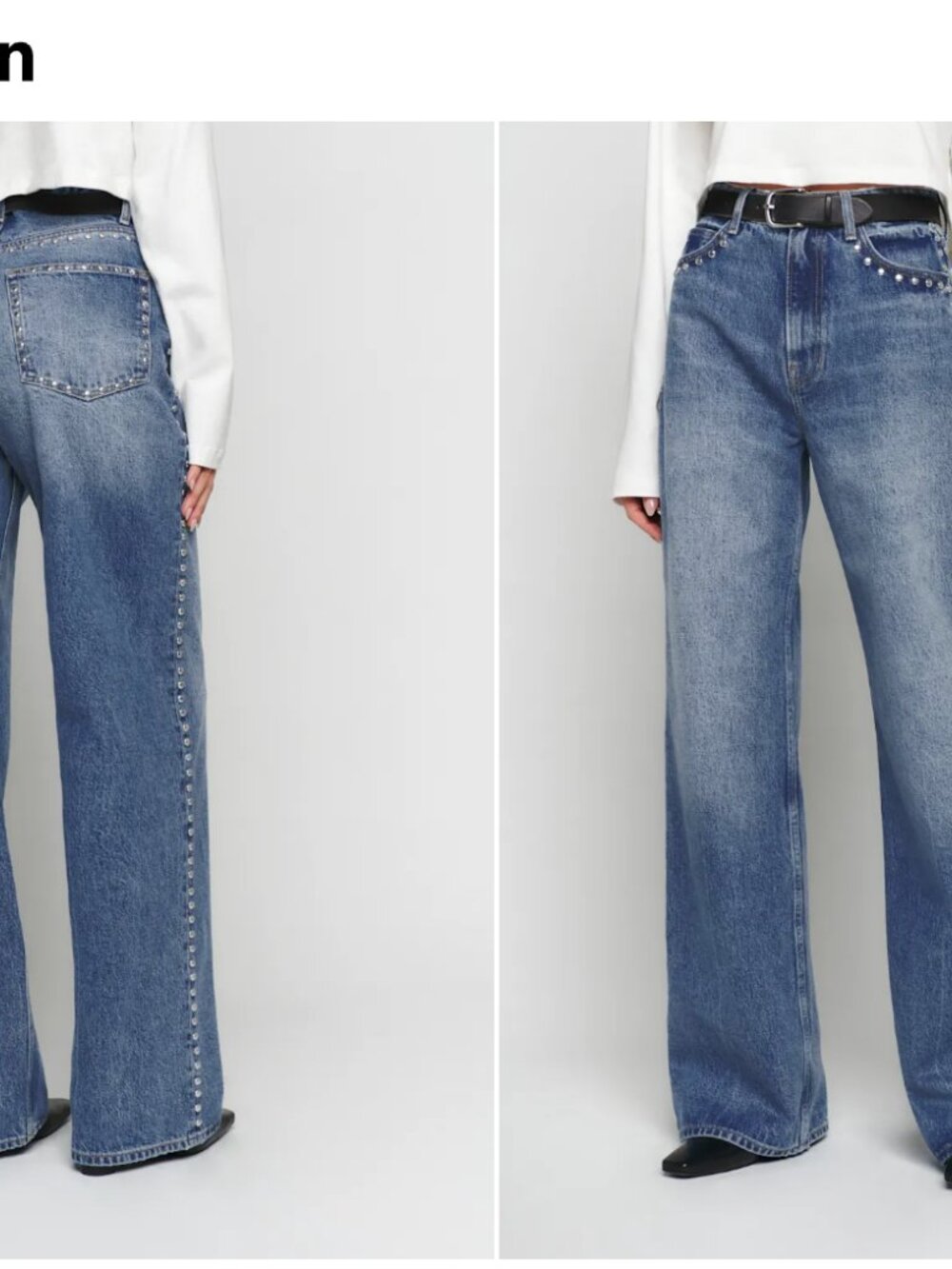 Viral Reformation Studded Cary Jeans - Picture 2 of 7